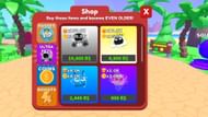Shop for passes, pets, coins & boosts in Grow Up Simulator (Image via Roblox)